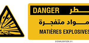 Danger Matières explosives